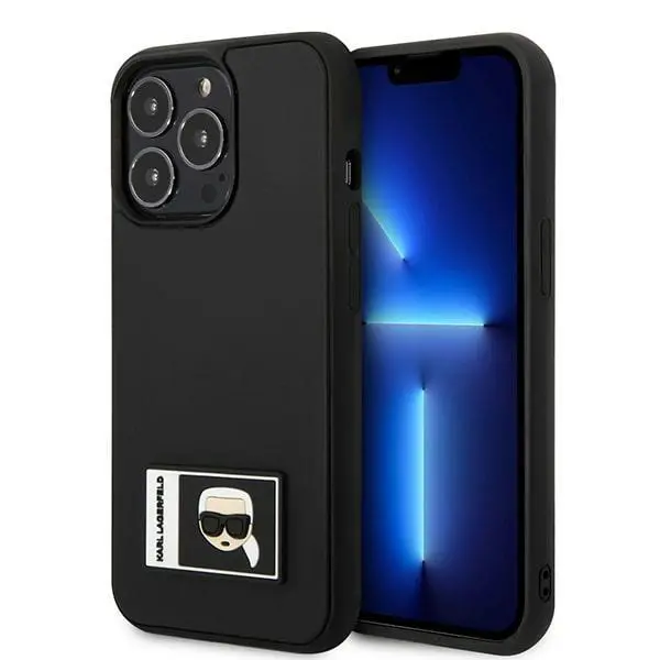 Etui Karl Lagerfeld Ikonik Patch KLHCP13L3DKPK do iPhone 13 Pro / 13