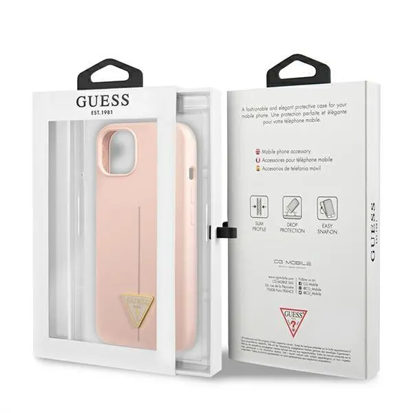 Etui Guess Silicone Triangle GUHCP13MSLTGP do iPhone 13