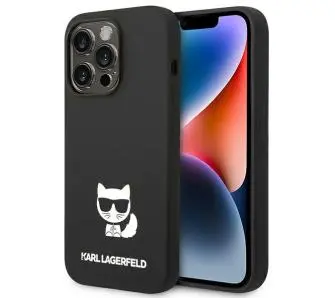Etui Karl Lagerfeld Silicone Choupette Body KLHCP14LSLCTBK do iPhone 14 Pro