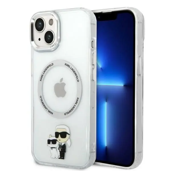 Karl Lagerfeld Iconic Karl&Choupette Magsafe KLHMP14MHNKCIT do iPhone 14 Plus