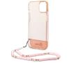 Etui Guess Translucent Pearl Strap GUHCP14MHGCOHP do iPhone 14 Plus