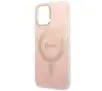 Zestaw Guess GUBPP12MH4EACSP  ładowarka indukcyjna + etui 4G Print MagSafe do iPhone 12 Pro