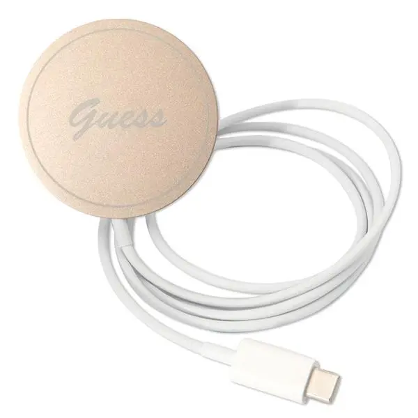 Zestaw Guess GUBPP12MH4EACSP ładowarka indukcyjna + etui 4G Print MagSafe do iPhone 12 Pro
