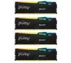 Pamięć RAM Kingston FURY Beast RGB DDR5 64GB (4 x 16GB) 5600 CL40 Czarny