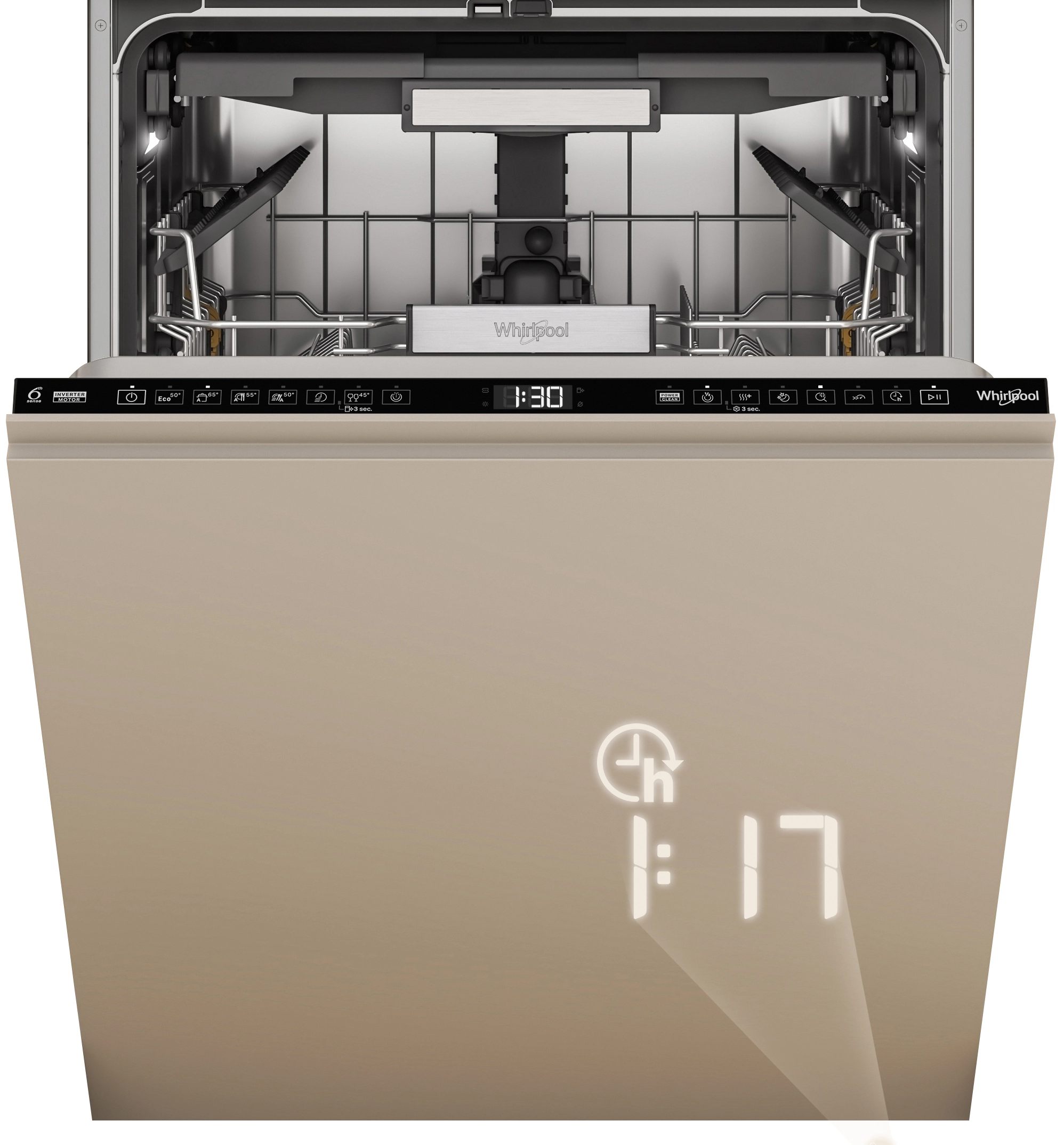 Whirlpool W7I HF60 TUS MaxiSpace 60cm Automatyczne otwieranie drzwi szufada na sztućce