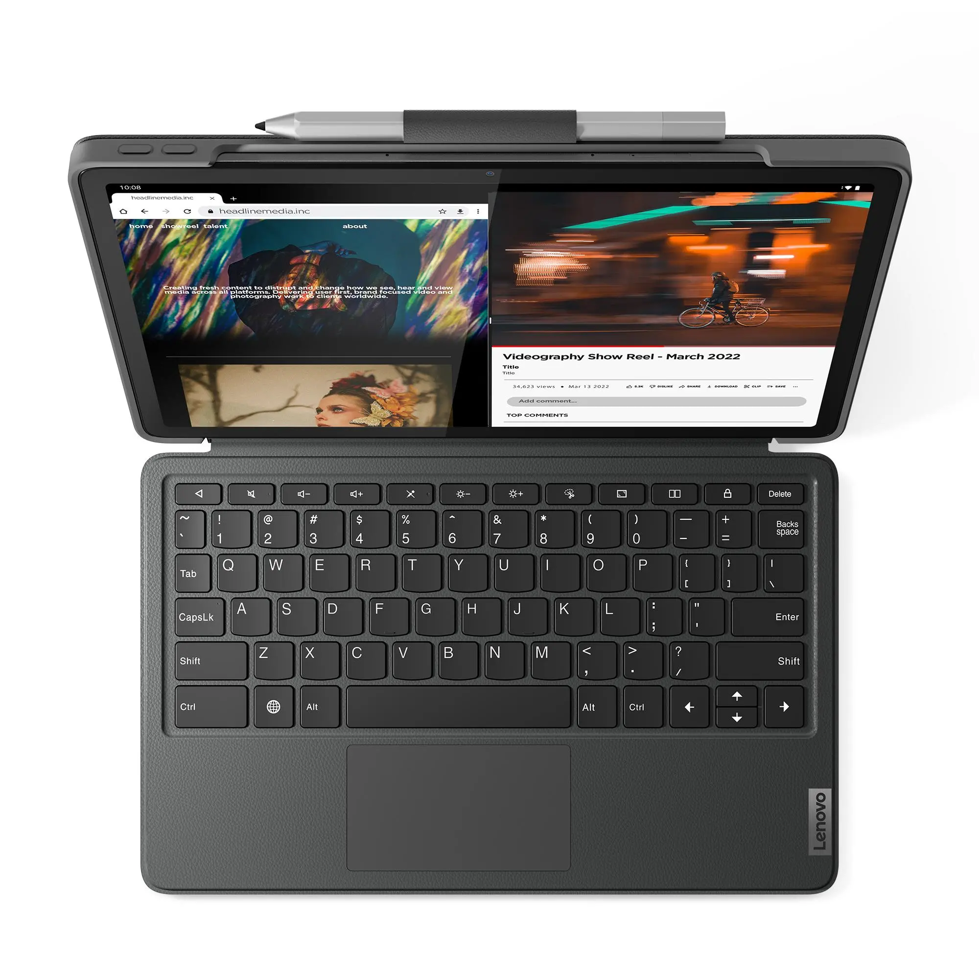 Tablet Lenovo Tab P11 (2nd Gen) TB350FU 11,5" 6/128GB Wi-Fi Storm Grey + Rysik + Klawiatura