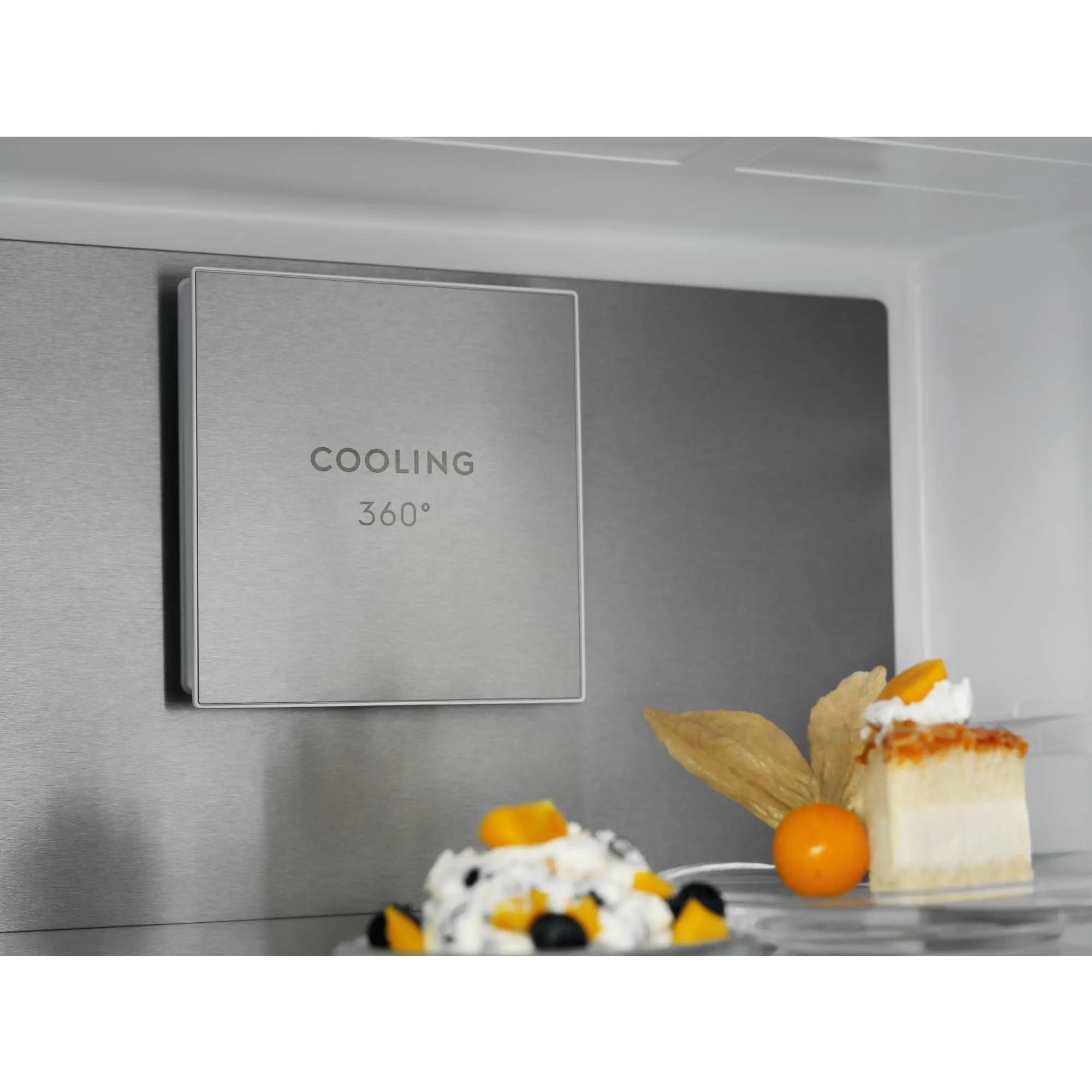 Lodówka Electrolux 800 LNT7ME36G2 Inteligentny No Frost 201cm Komora świeżości Białe szkło