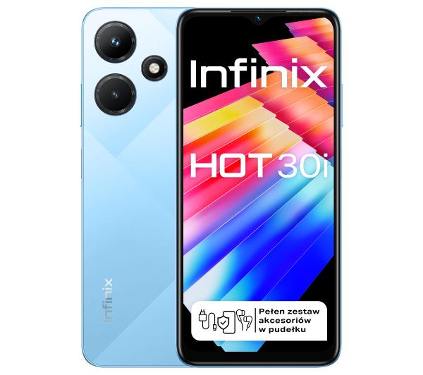 Smartfon Infinix HOT 30i 4/128 6,56" 90Hz 13Mpix Niebieski