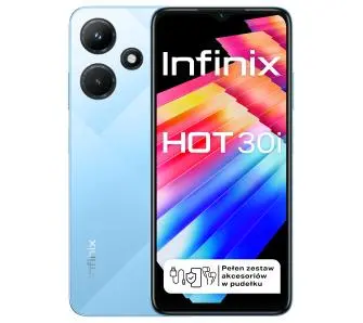 Smartfon Infinix HOT 30i 4/128 6,56" 90Hz 13Mpix Niebieski