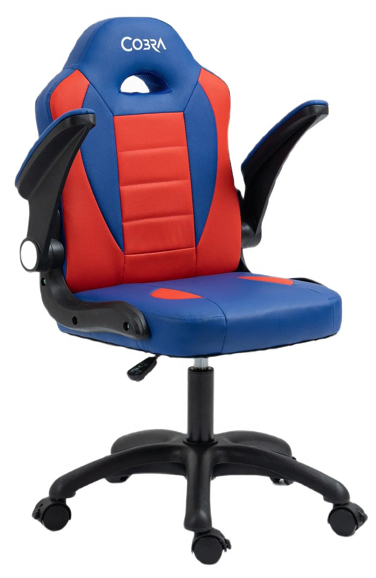 Fotel Cobra Junior Pro CRF-2301 Dla dzieci do 100kg Skóra ECO Czerwono-niebieski