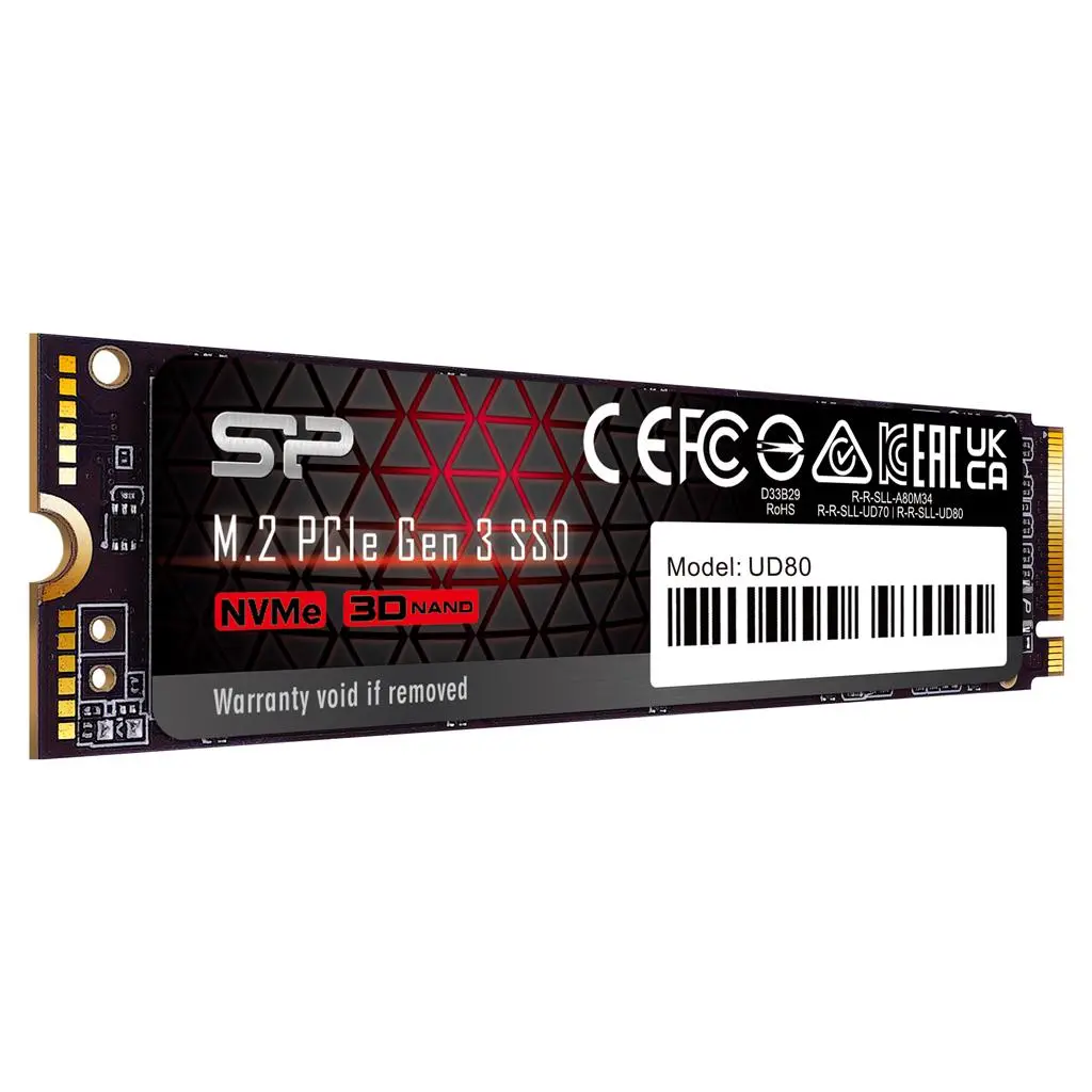 Dysk Silicon Power UD80 250GB M.2 PCIe Gen 3x4 NVMe