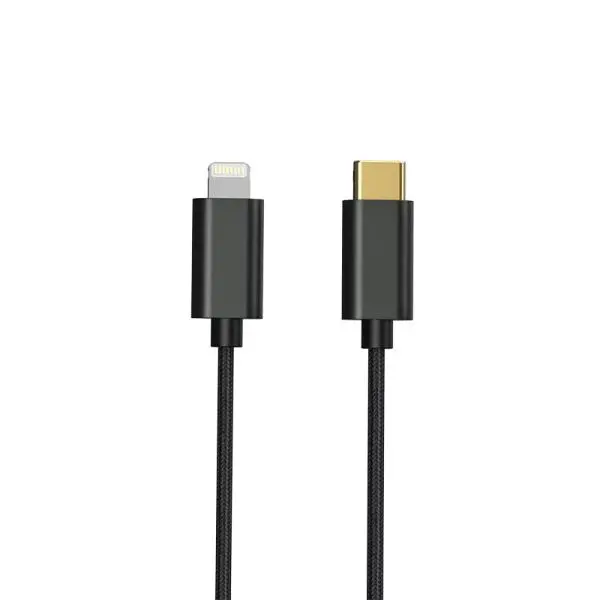 Kabel FiiO LT-LT4 Lightning do USB-C 0,5m Czarny