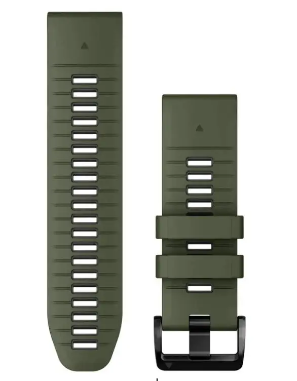 Pasek Garmin QuickFit 26 silikon Ciemno-zielony