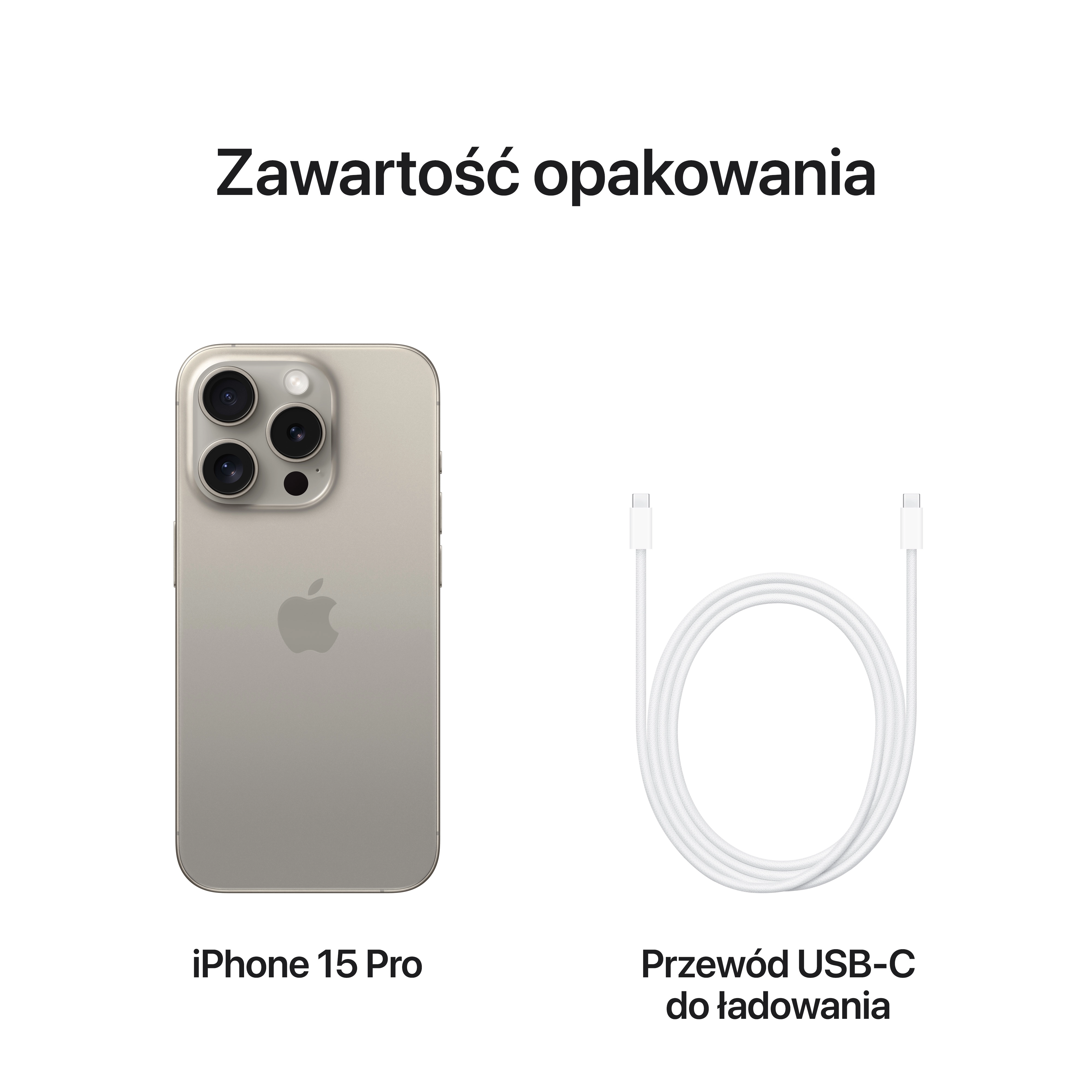 Apple iPhone 15 Pro 1TB 6,1" 48Mpix Tytan naturalny