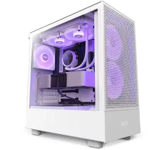 Obudowa NZXT H5 Flow okno RGB Biały