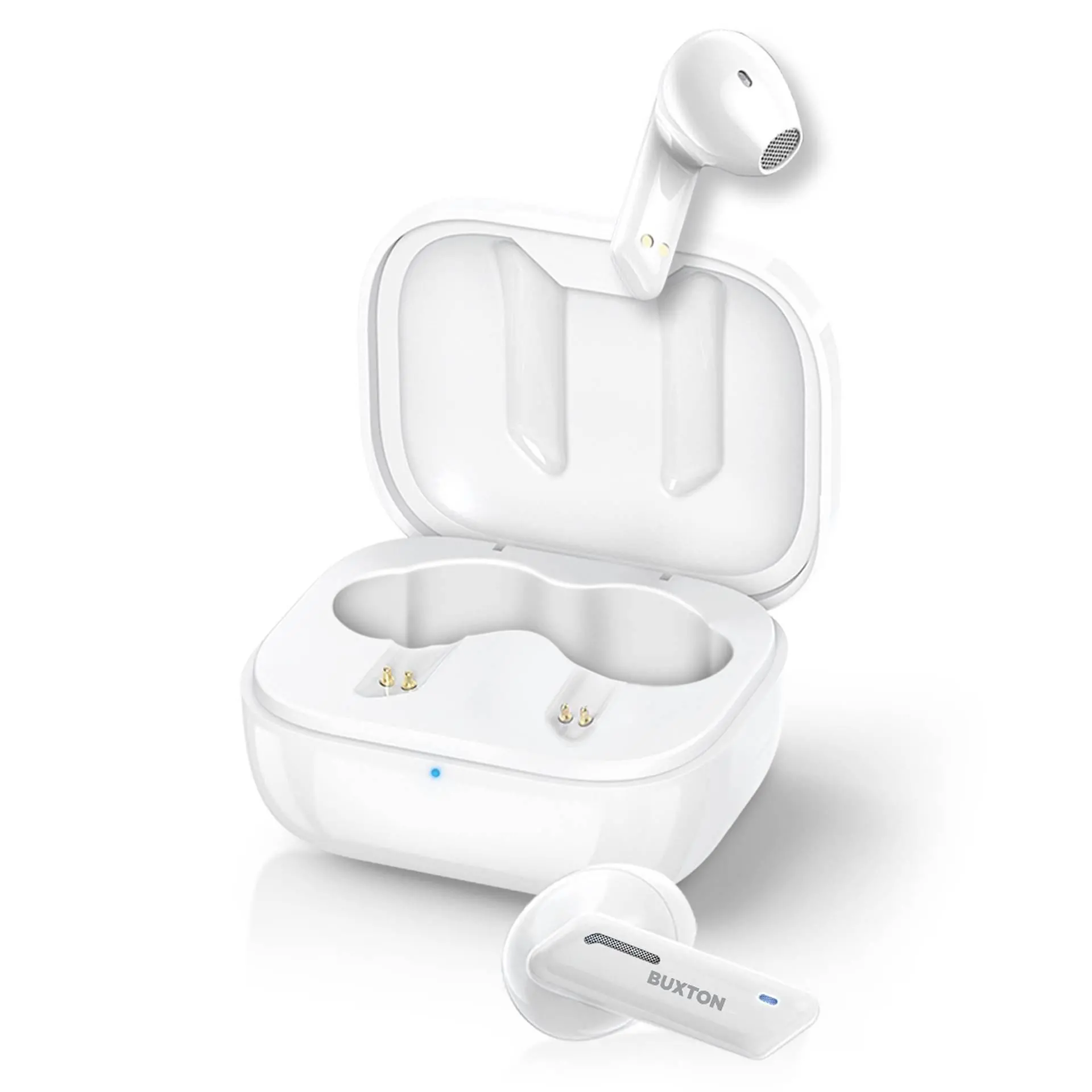 Słuchawki bezprzewodowe Buxton BTW 3300 Douszne Bluetooth 5.1 Biały