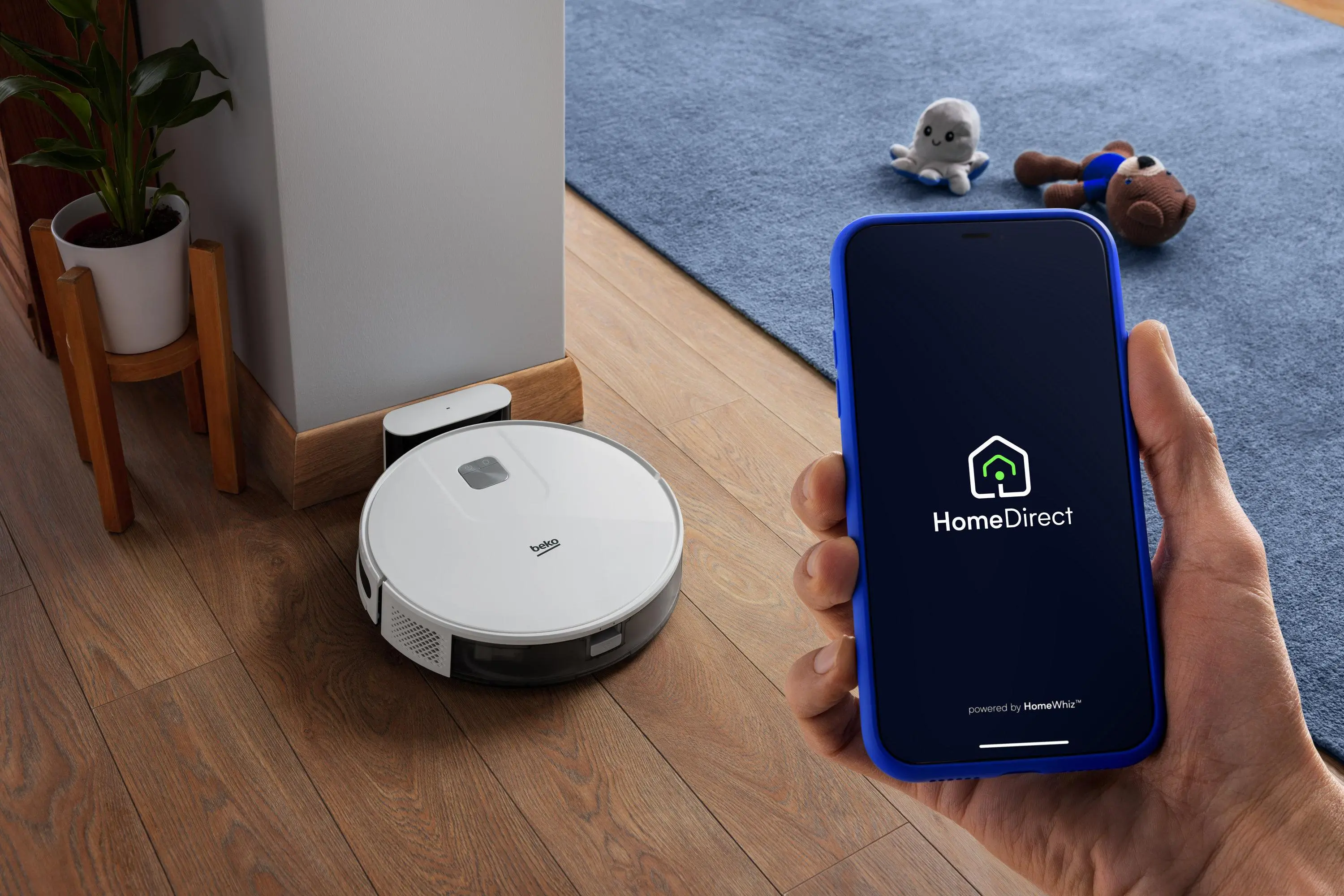 Robot sprzątający Beko GyroStark VRR60314VW Funkcja mopowania 60dB