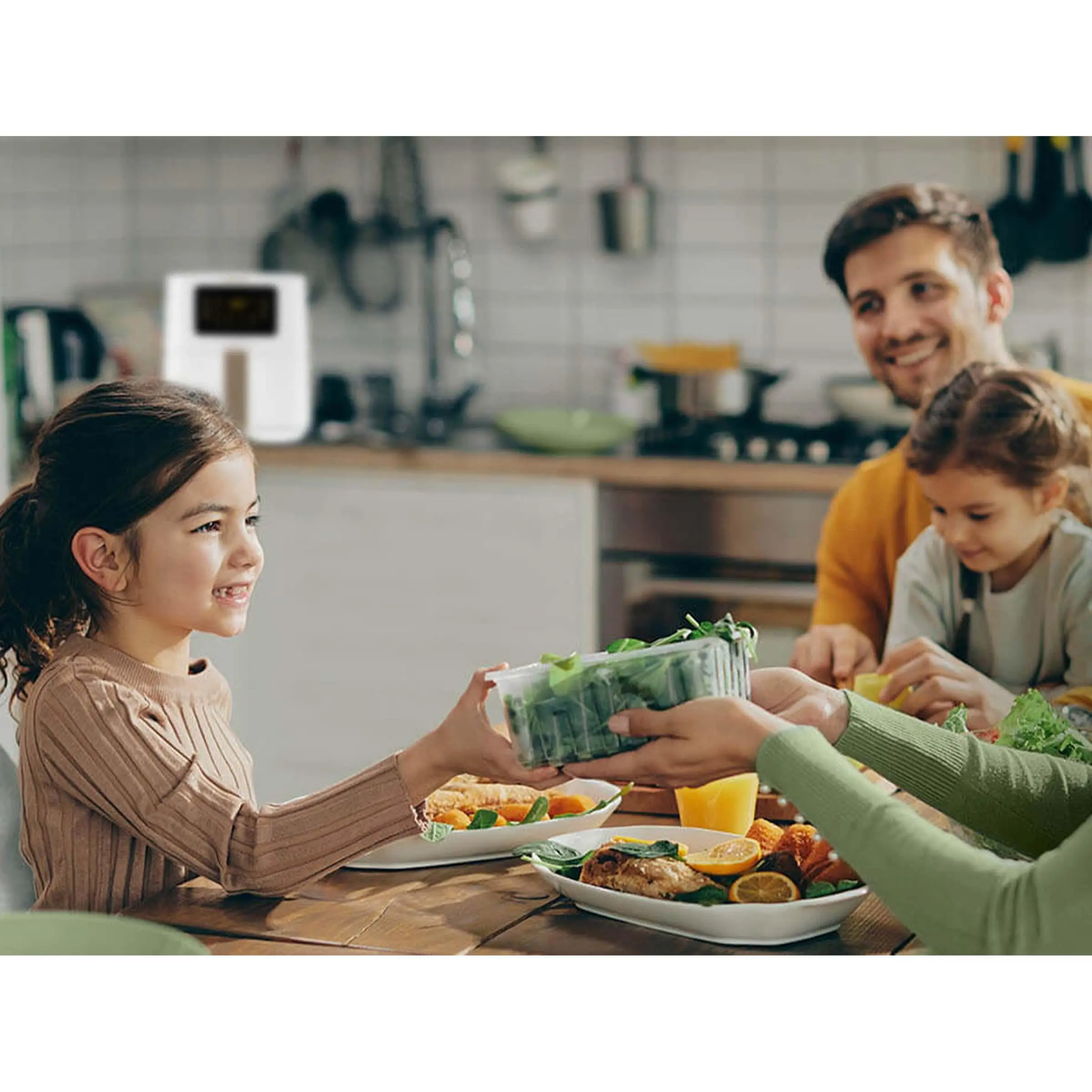 Frytkownica beztłuszczowa Philips Ovi Connected HD9255/30 1400W 4,1l Aplikacja mobilna