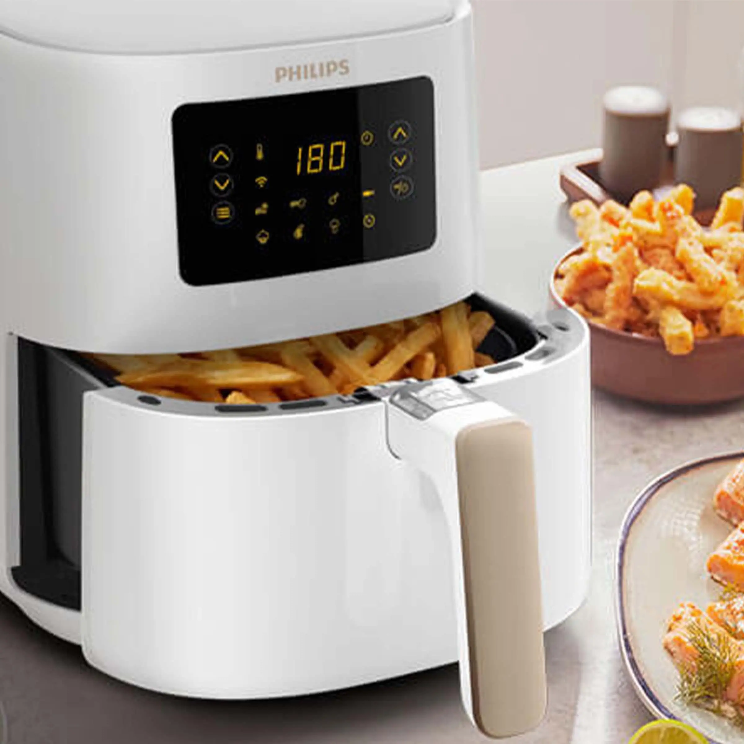 Frytkownica beztłuszczowa Philips Ovi Connected HD9255/30 1400W 4,1l Aplikacja mobilna