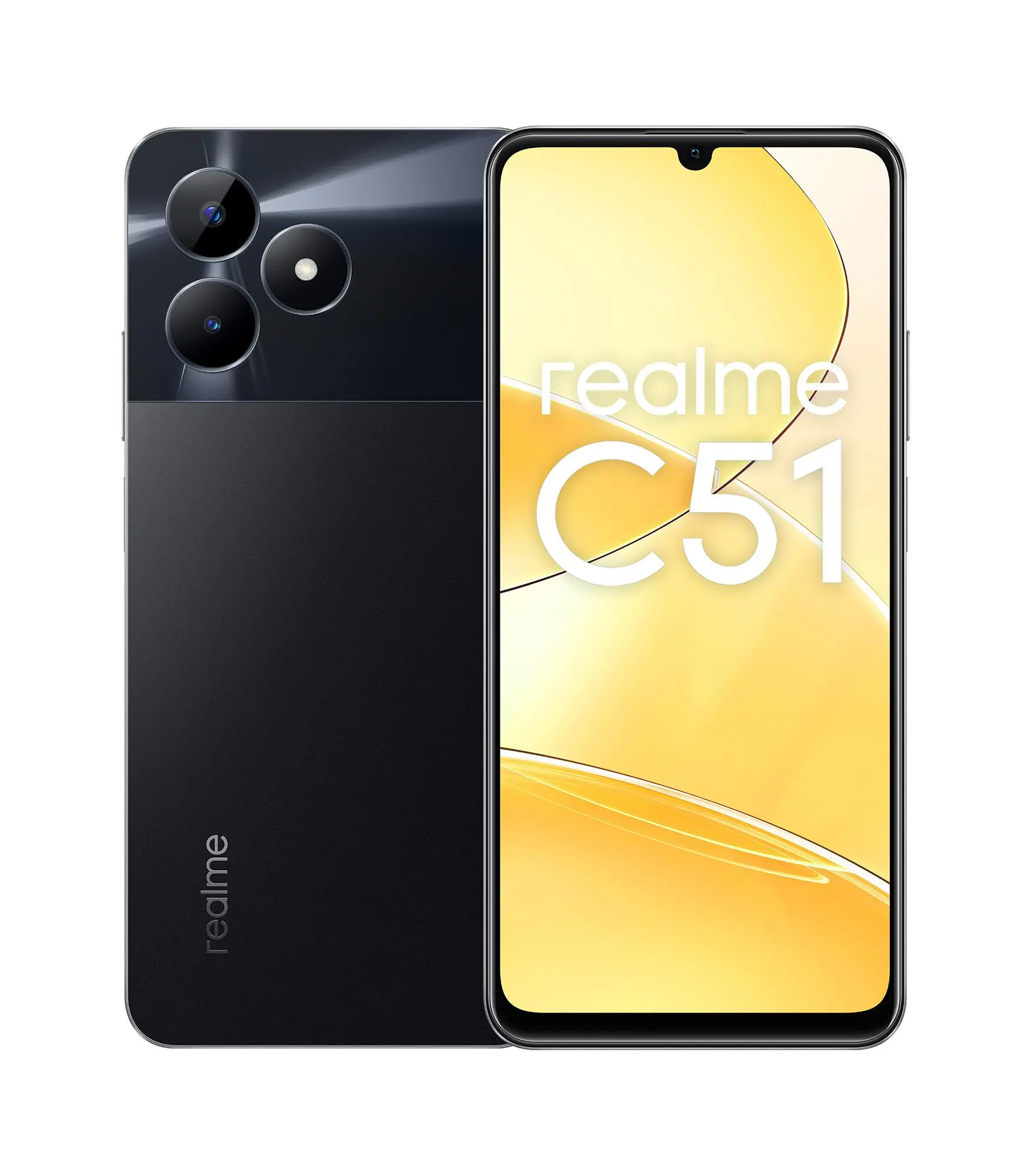 Smartfon realme C51 4/128GB 6,74" 90Hz 50Mpix Czarny