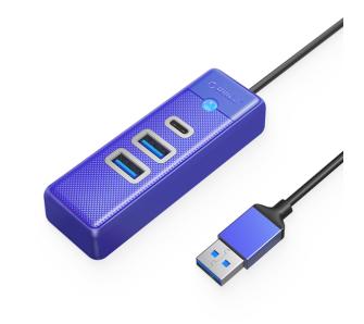 Hub USB Orico PWC2U-U3-015-BL-EP (niebieski)