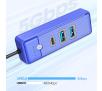 Hub USB Orico PWC2U-U3-015-BL-EP  Niebieski