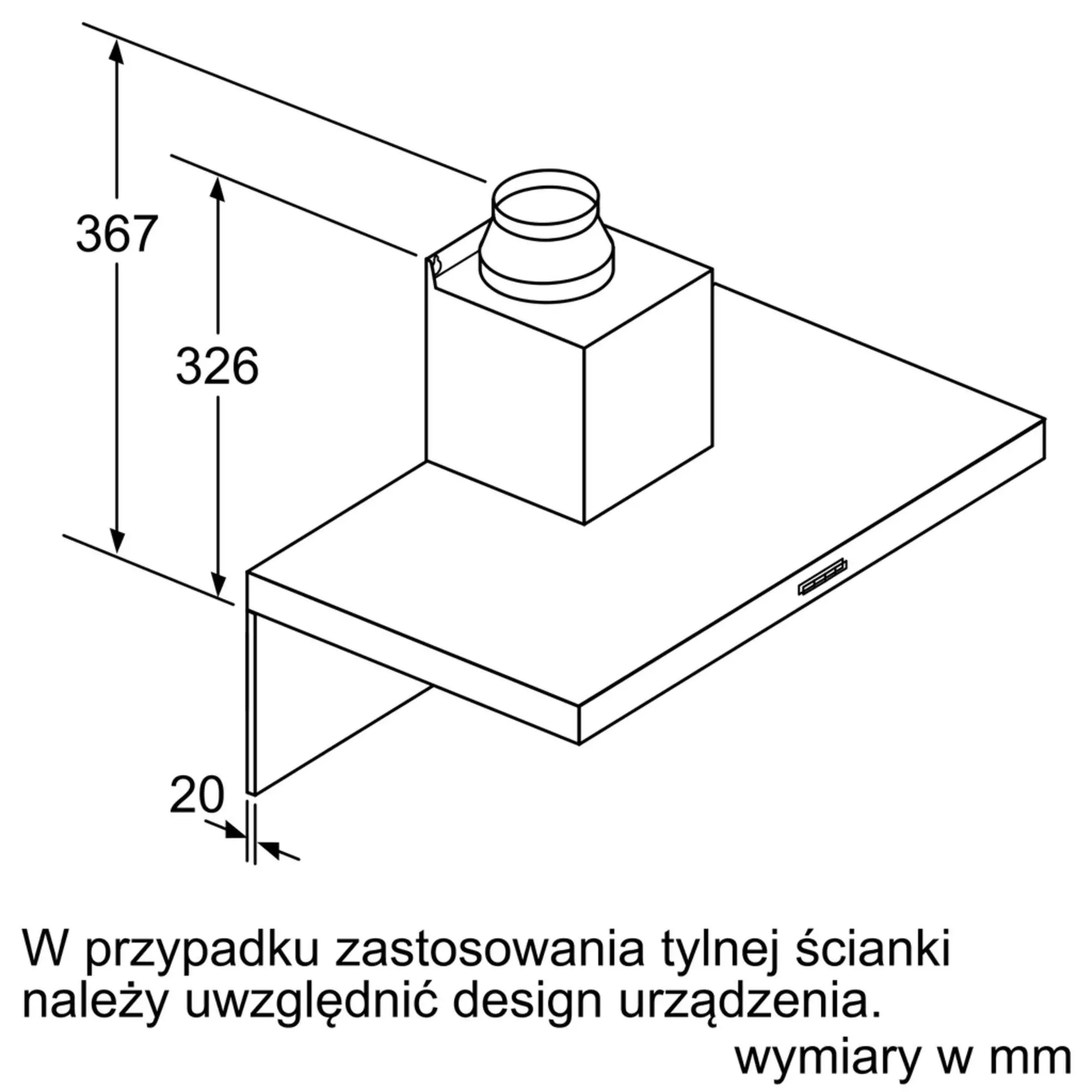 Okap Bosch DWB96BC60 Czarny
