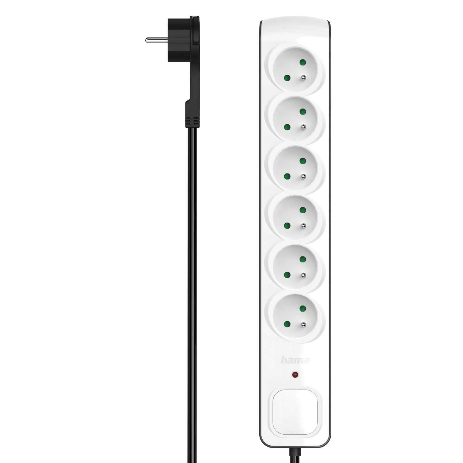 Listwa Hama P2223764 Premium 6 gniazd 3m Biały