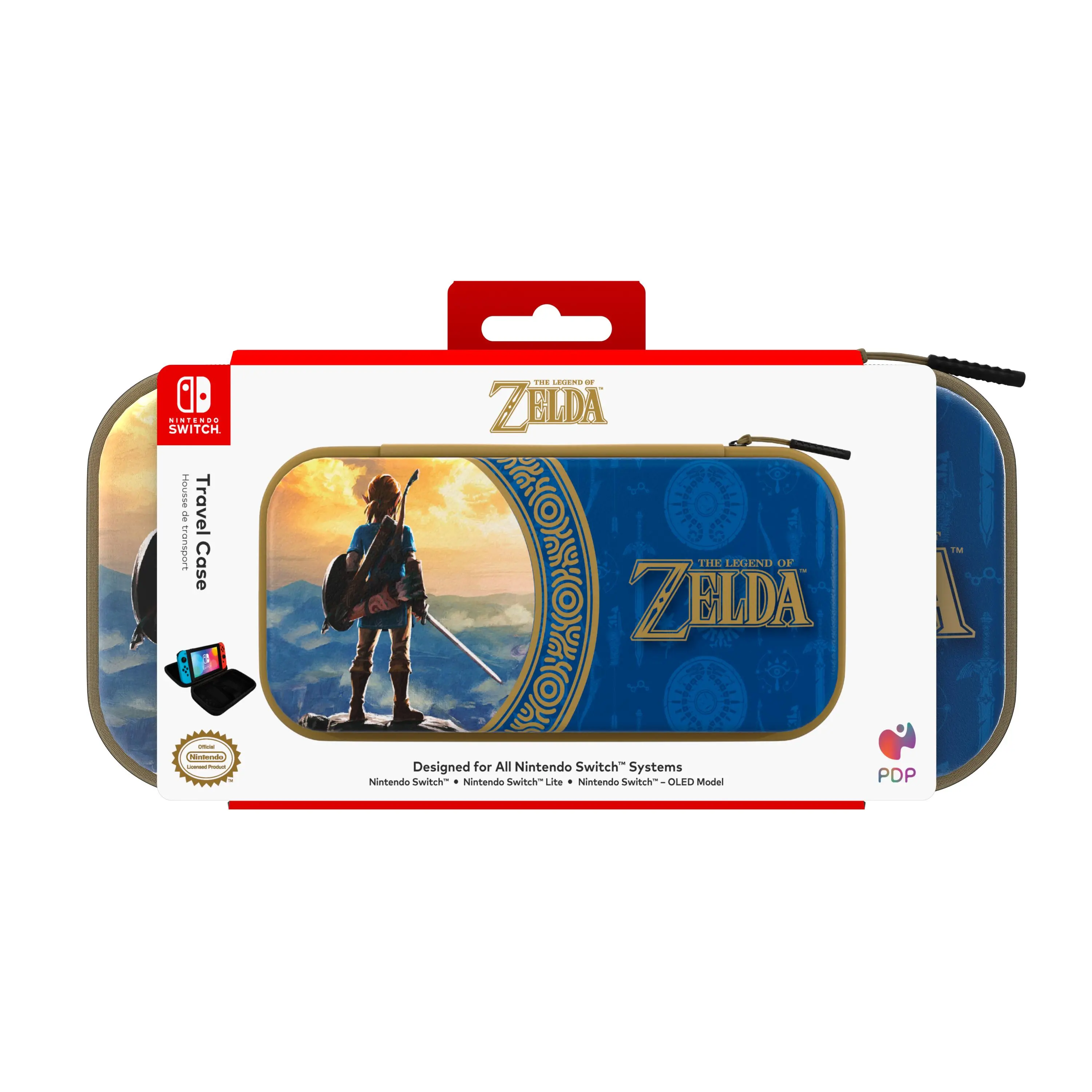 Etui PDP Travel Case Zelda Hyrule Blue do Nintendo Switch