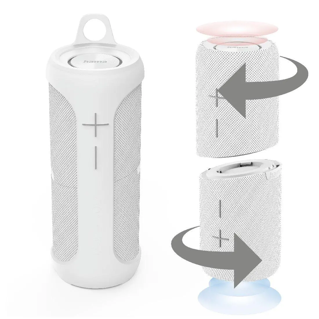 Głośnik Bluetooth Hama Twin 3.0 30W Biały