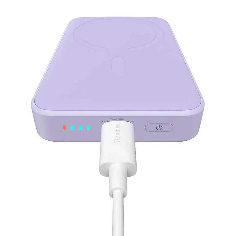 Powerbank Baseus PPCX110105 Magnetic Mini 10000mAh 20W MagSafe Fioletowy
