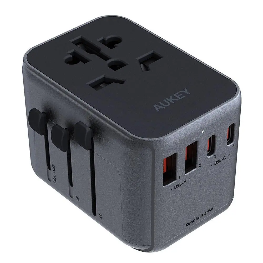 Ładowarka podróżna Aukey PA-TA07 Travel Mate EU/US/UK/AUS PD 35W