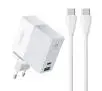 Ładowarka sieciowa Ldnio A2620C USB USB-C 65W + kabel USB-C - USB-C