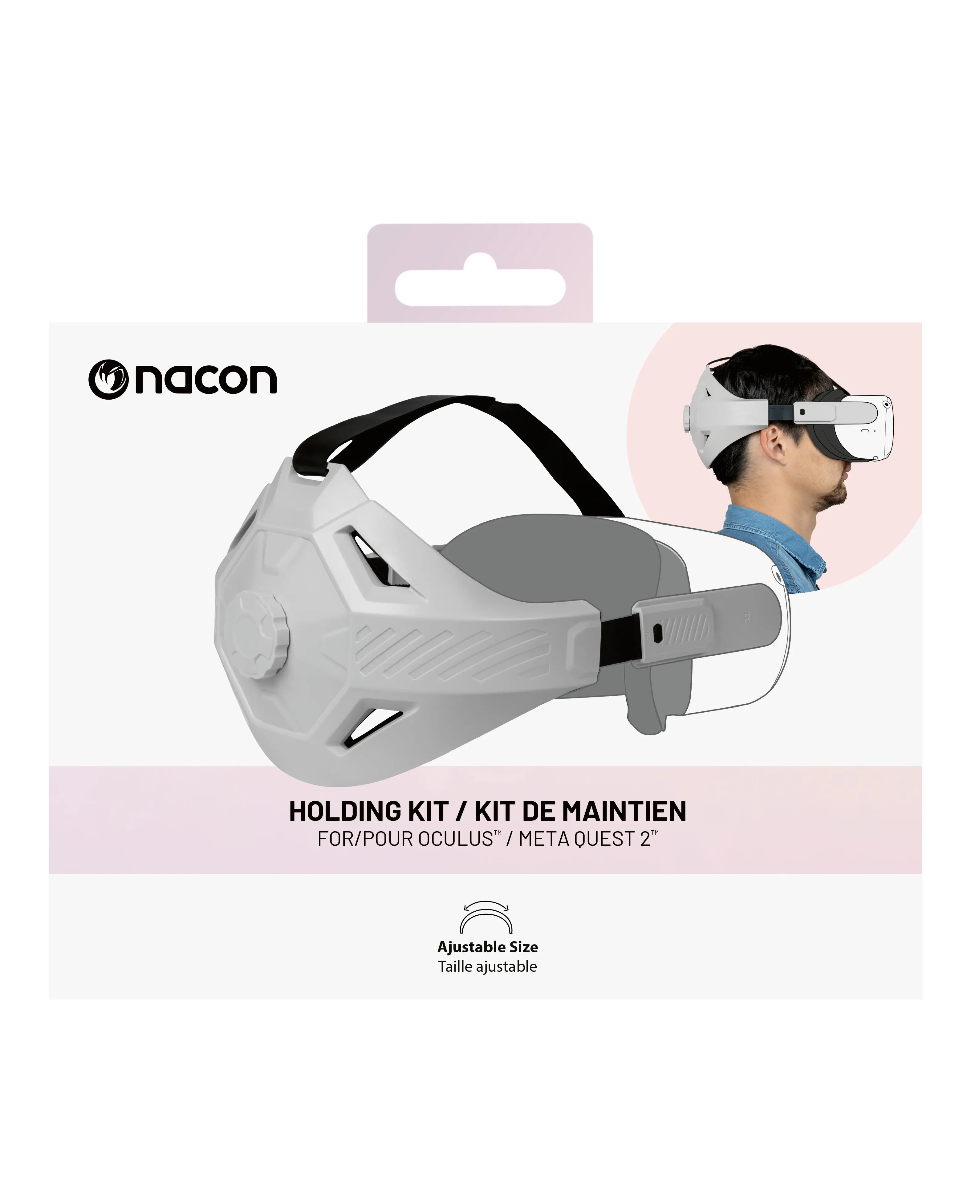 Uchwyt Nacon Head Mount do Oculus Quest 2 Biały