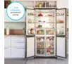 Lodówka Candy CFQQ5T817EPS Pełny No Frost 181,5cm Inox