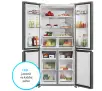 Lodówka Candy CFQQ5T817EPS Pełny No Frost 181,5cm Inox