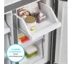 Lodówka Candy CFQQ5T817EPS Pełny No Frost 181,5cm Inox