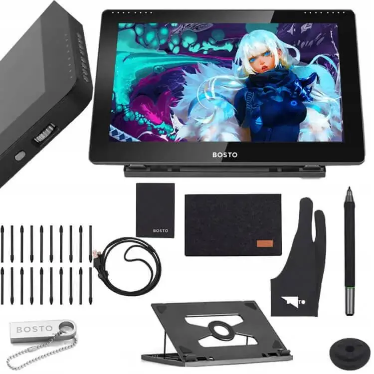 Tablet graficzny Bosto BT-16HDK Czarny