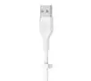 Kabel Belkin Silicone USB-C do USB-A 1m Biały