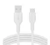 Kabel Belkin Silicone USB-C do USB-A 1m Biały