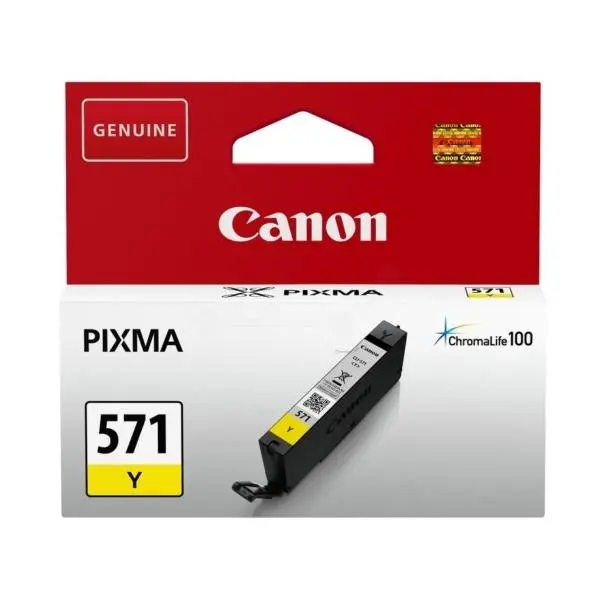 Tusz Canon CLI-571Y Żółty 7 ml