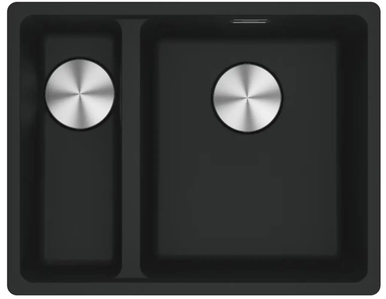 Zlewozmywak Franke Maris MRG 160-34-15 Komora z prawej strony Granitowy Czarny mat