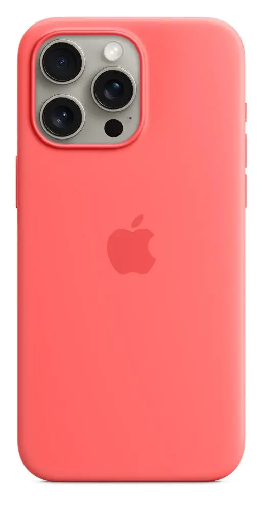 Etui Apple silikonowe z MagSafe do iPhone 15 Pro Max Guawa