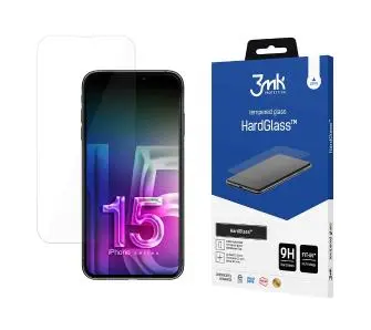 Szkło hartowane 3mk HardGlass do iPhone 15 Plus