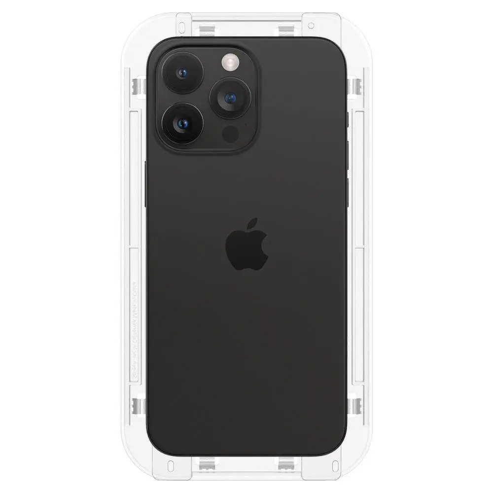 Szkło hartowane Spigen z aplikatorem Glas.tR EZ Fit HD do iPhone 15 Pro Max