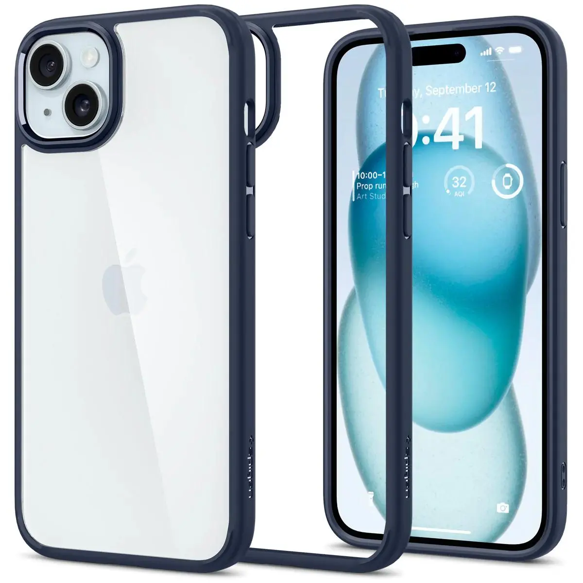 Etui Spigen Ultra Hybrid do iPhone 15 Plus Niebieski
