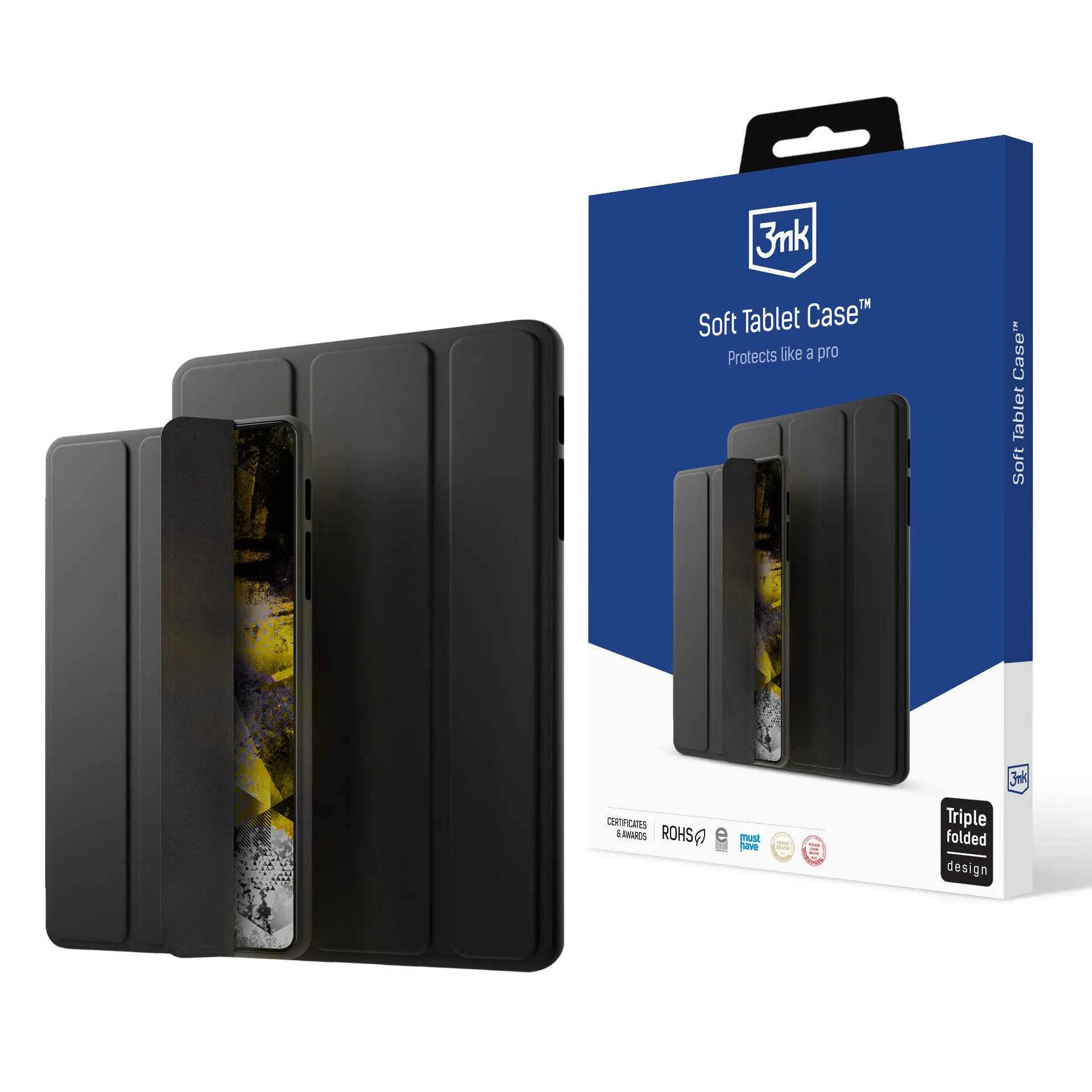 Etui na tablet 3mk Soft Tablet Case Samsung Galaxy Tab A7 Lite Czarny