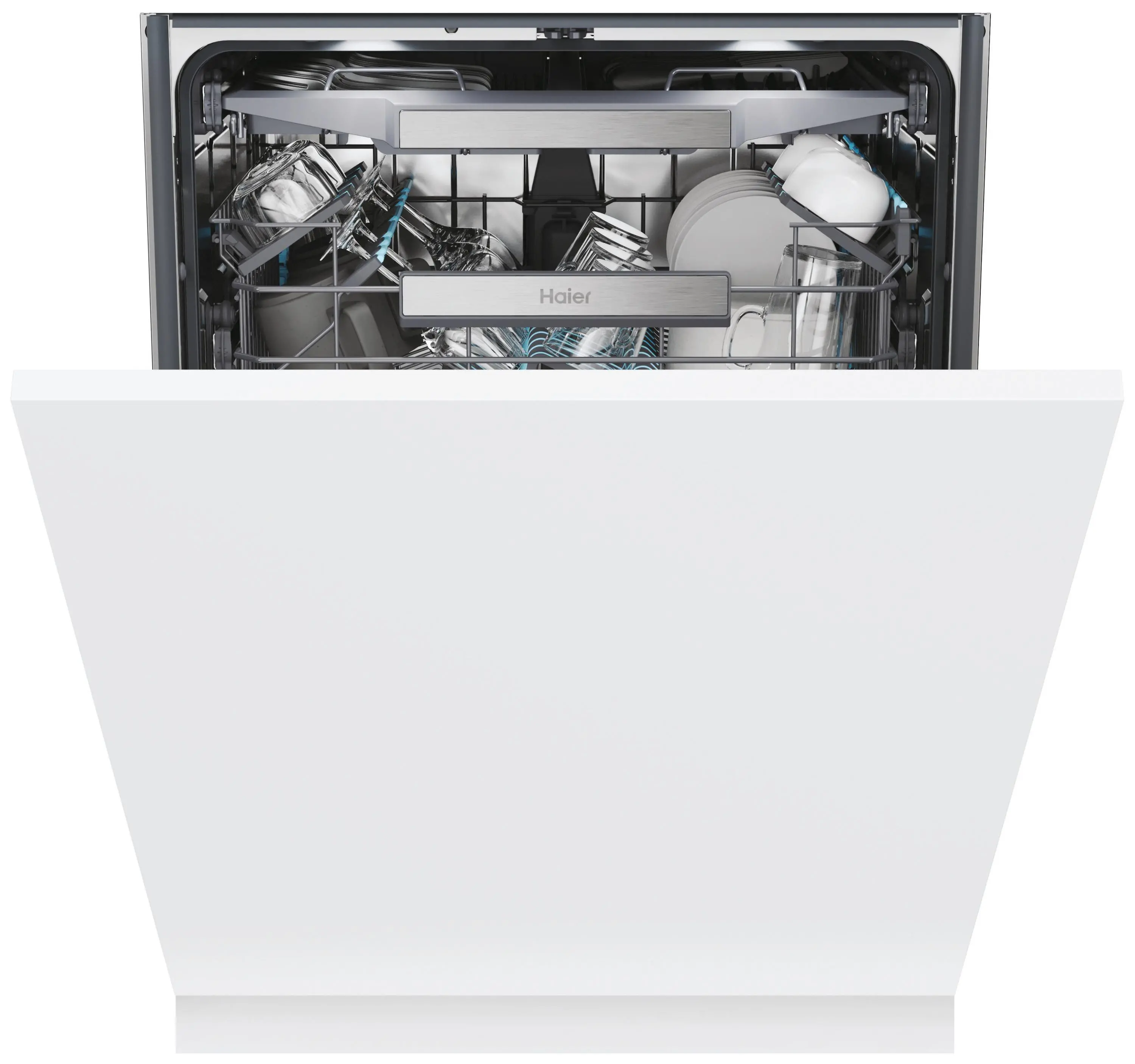 Zmywarka Haier I-Pro Shine Seria 6 XS 4A4M3PB 59,7cm Automatyczne otwieranie drzwi Szuflada na sztućce Zdalne sterowanie