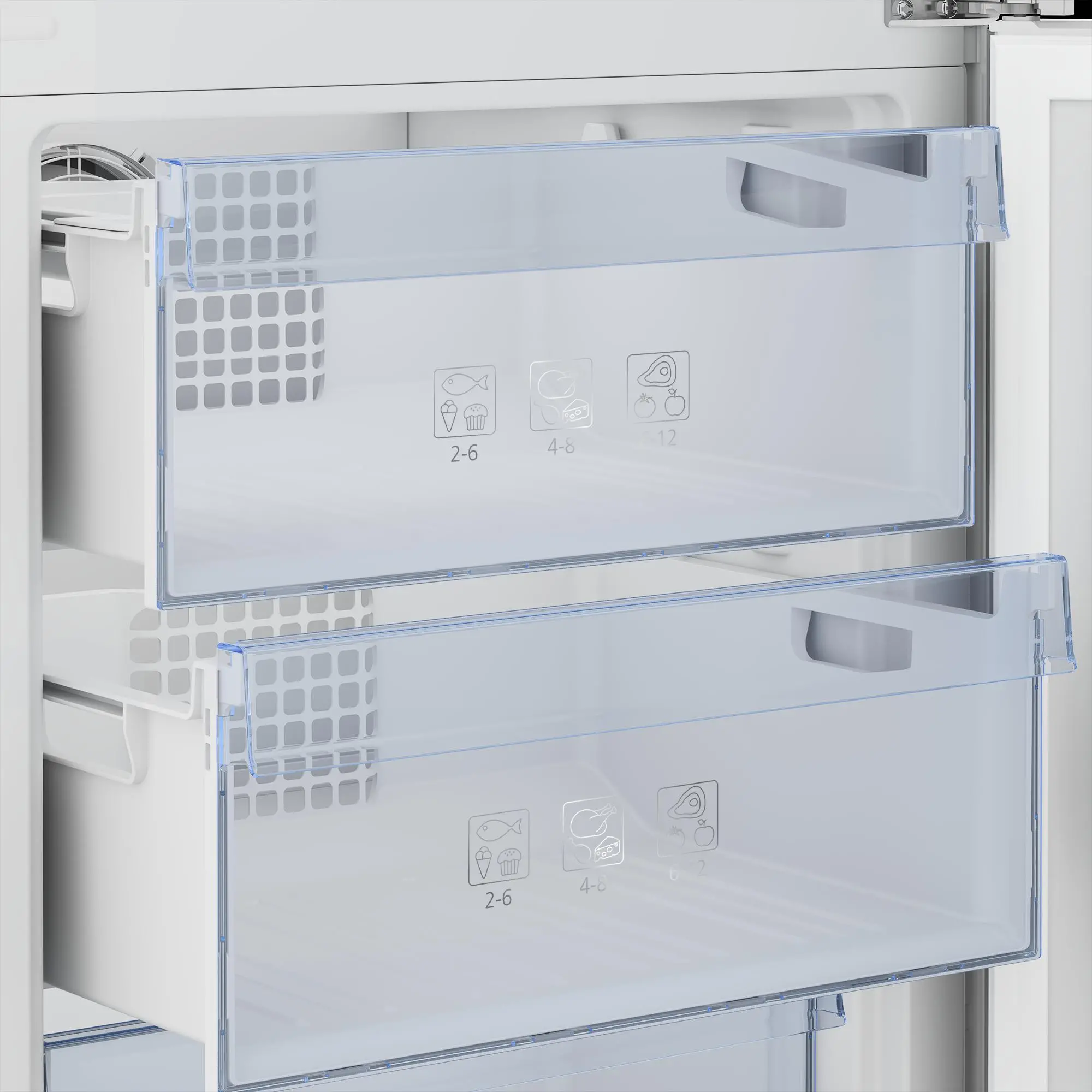 Lodówka Beko RCNA305K40WN Pełny No Frost 181cm Komora świeżości Biały