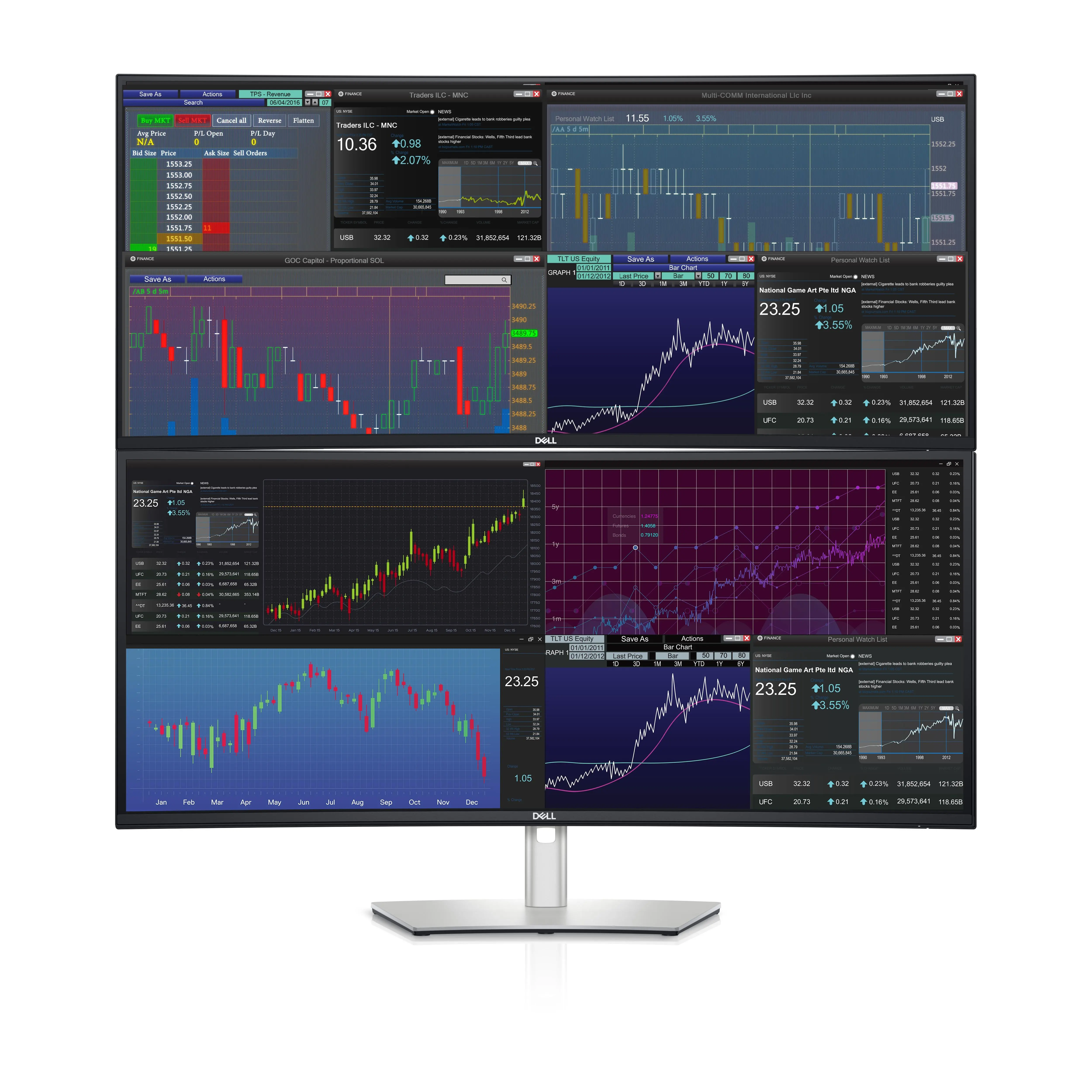 Monitor Dell UltraSharp U3824DW 37,5" UWQHD+ IPS 60Hz 5ms Zakrzywiony